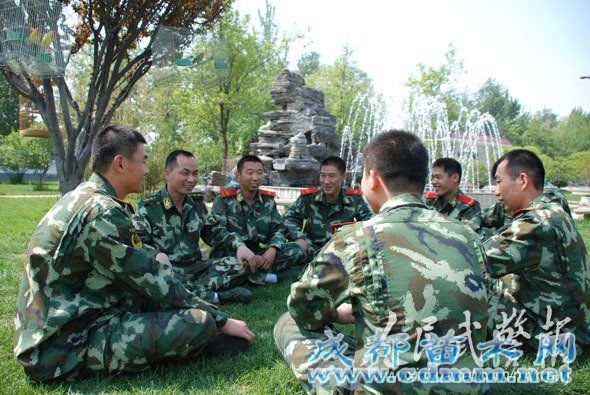 武警北京某部倾力打造“园林式”绿色警营